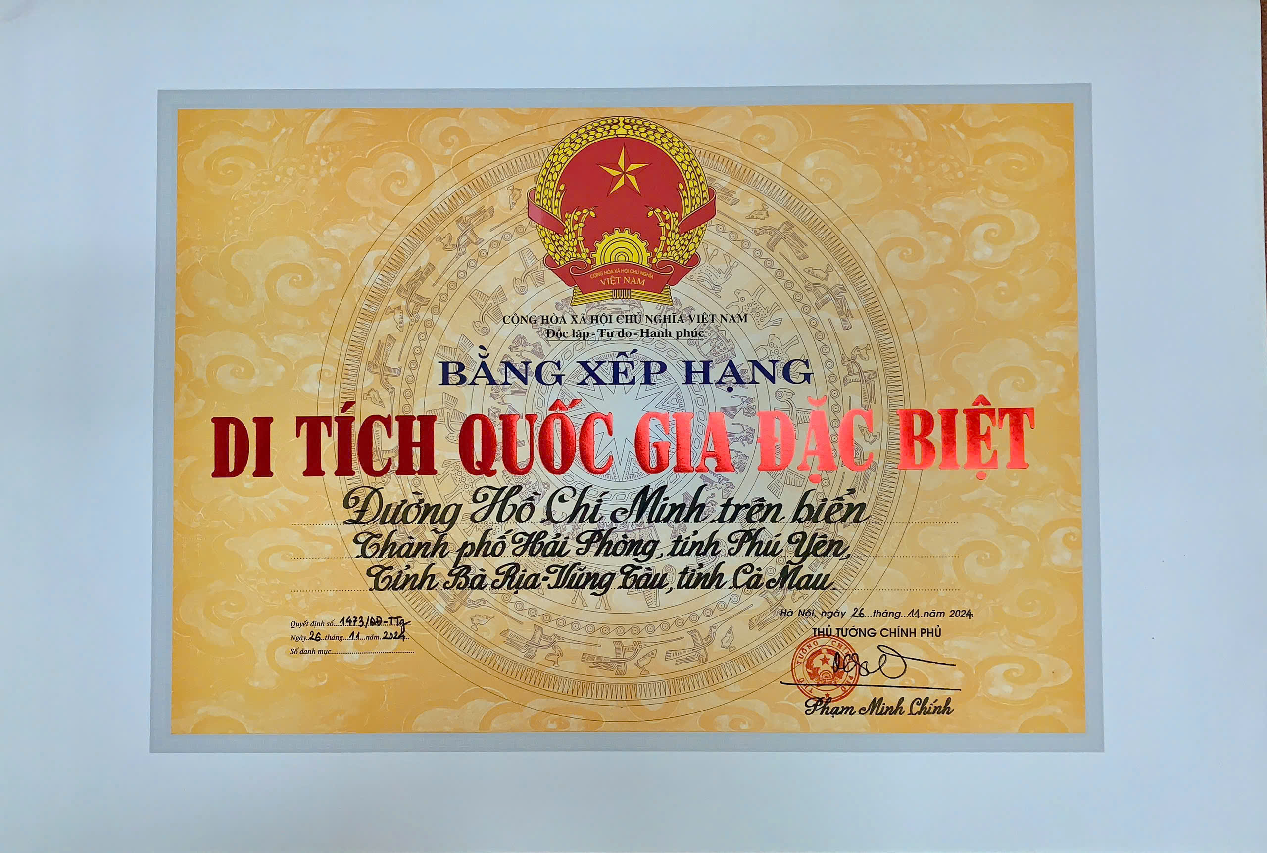 Xếp hạng di tích Quốc gia đặc biệt đường Hồ Chí Minh trên biển- Ảnh 1.