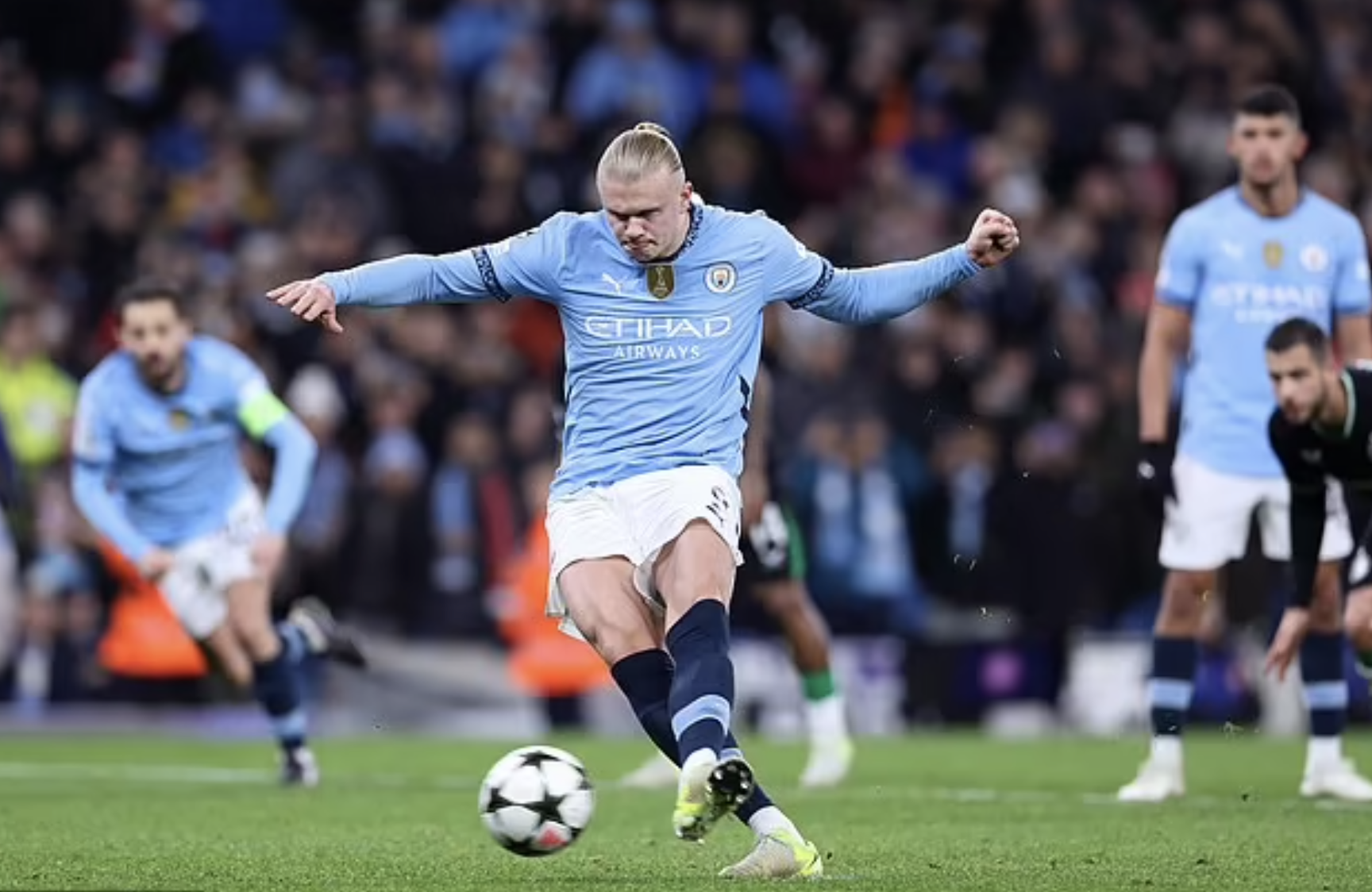 Man City đ&aacute;nh rơi chiến thắng kh&ocirc;ng tưởng, Arsenal thắng tưng bừng ở Lisbon- Ảnh 7.