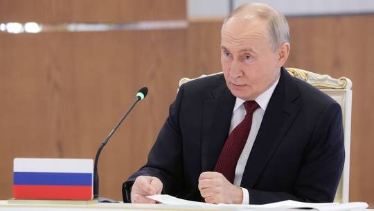 Tổng thống Nga Vladimir Putin tại cuộc họp của Tổ chức Hiệp ước An ninh Tập thể (CSTO) ở Astana &ndash; Kazakhstan ng&agrave;y 28-11. Ảnh: Sputnik