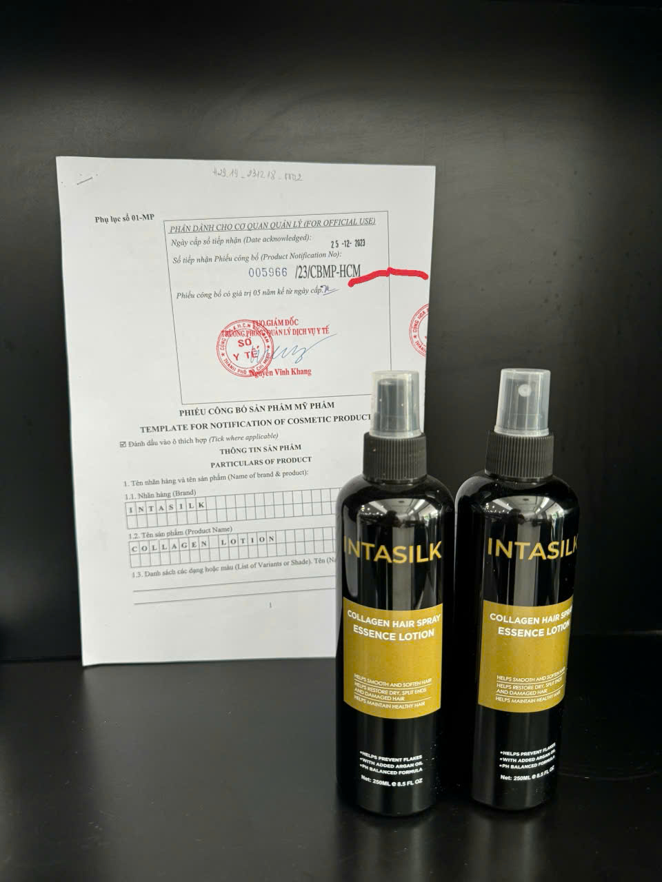 Hùng Đông Tinh được cấp chứng nhận công bố sản phẩm chăm sóc tóc - Ảnh 2.
