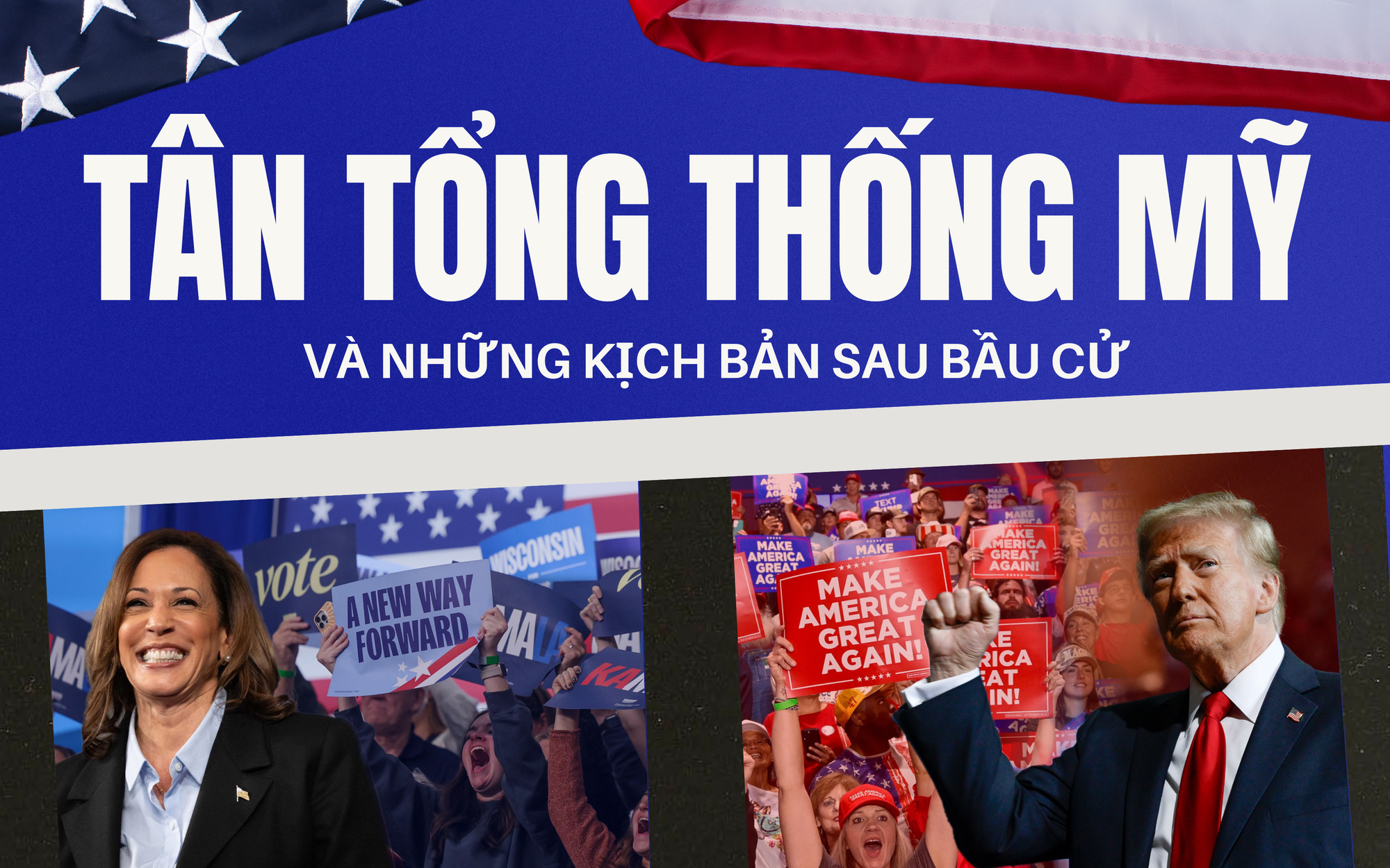 Tân Tổng thống Mỹ và những kịch bản sau bầu cử