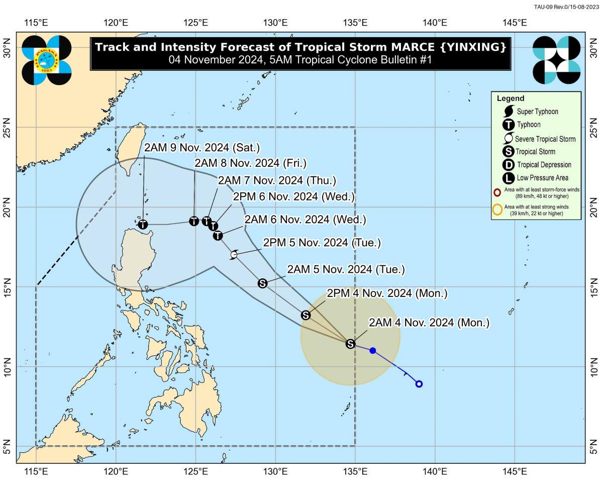 &Aacute;p thấp gần Philippines mạnh l&ecirc;n th&agrave;nh b&atilde;o, c&oacute; thể th&agrave;nh cuồng phong- Ảnh 1.