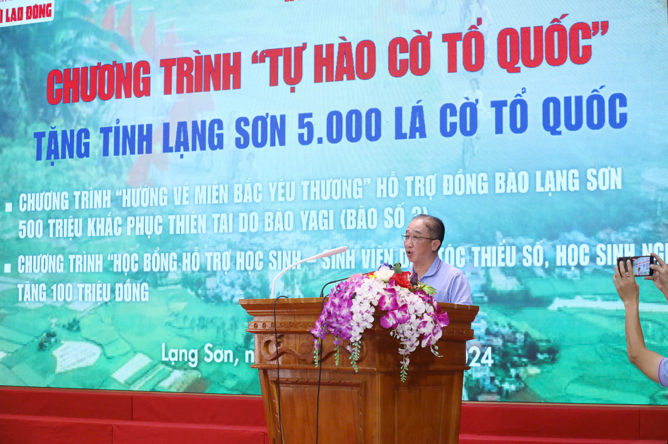Trao 500 triệu đồng khắc phục hậu quả b&atilde;o Yagi tại Lạng Sơn- Ảnh 2.