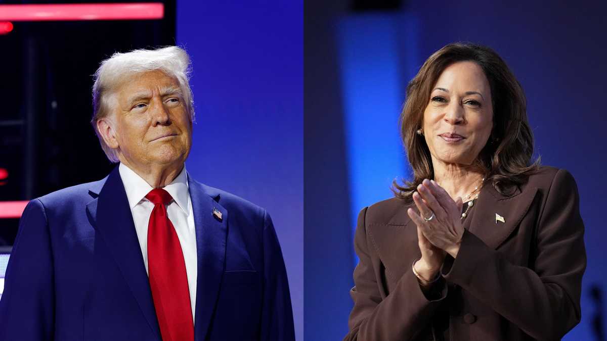 Bầu cử Mỹ: Đ&atilde; c&oacute; kết quả kiểm phiếu đầu ti&ecirc;n, &ocirc;ng Trump v&agrave; b&agrave; Harris h&ograve;a nhau- Ảnh 1.