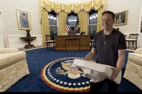 Ảnh "chế" được &ocirc;ng Musk đăng l&ecirc;n trang c&aacute; nh&acirc;n sau khi &ocirc;ng Trump gi&agrave;nh chiến thắng trong cuộc đua v&agrave;o Nh&agrave; Trắng. Ảnh: X/Elon Musk