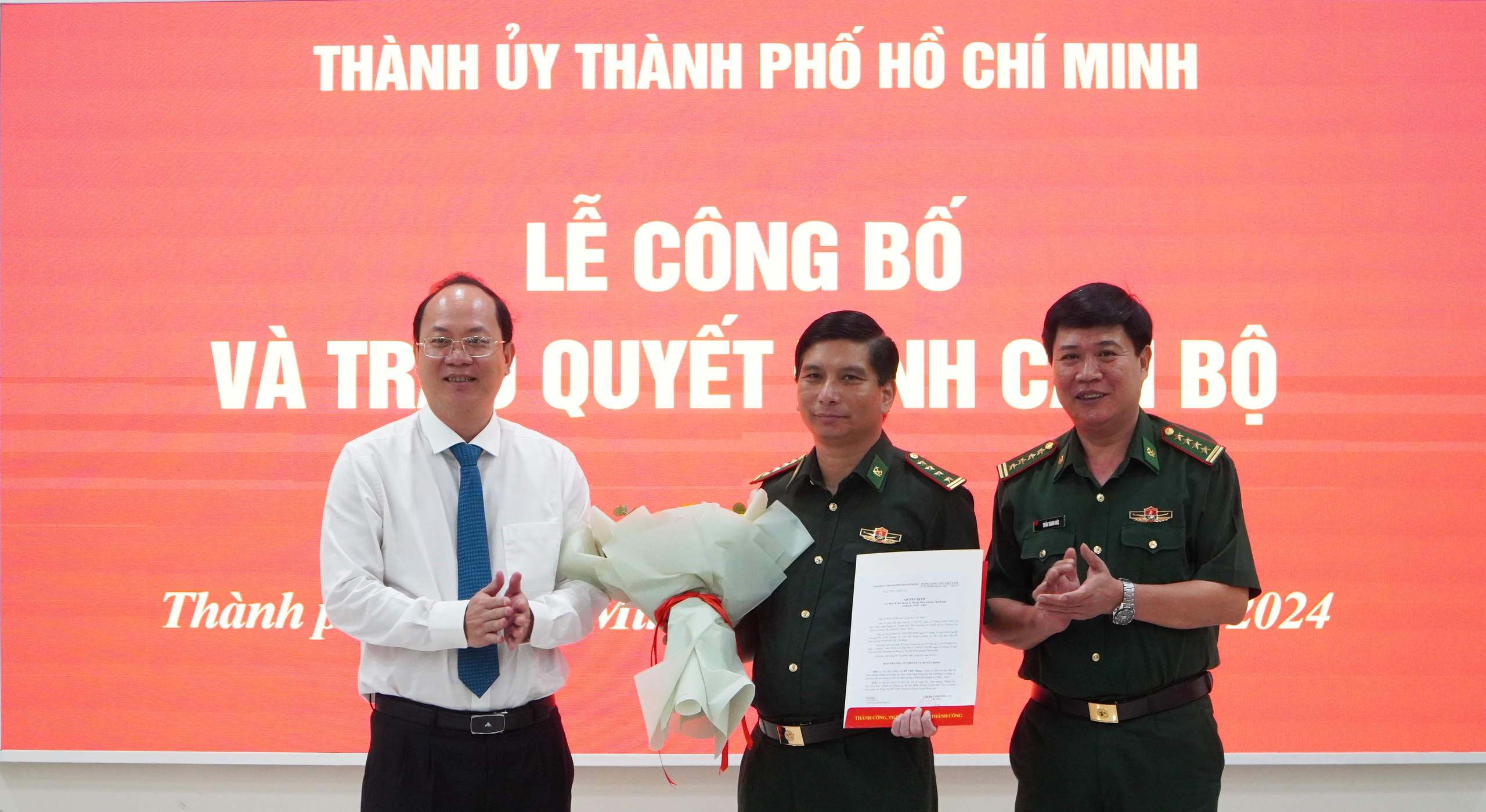 Bộ đội Biên phòng TP HCM có tân Bí thư Đảng ủy- Ảnh 1.