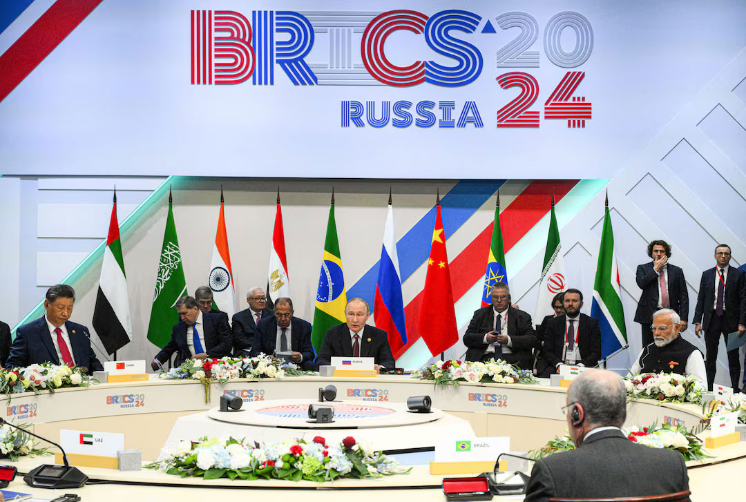 Khung cảnh Hội nghị Thượng đỉnh BRICS tại TP Kazan - Nga h&ocirc;m 23-10. Ảnh: REUTERS