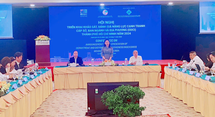 Tại hội nghị triển khai DDCI năm 2024 vừa qua, nhiều nội dung mới, s&aacute;t với t&igrave;nh h&igrave;nh thực tế được l&agrave;m r&otilde; v&agrave; phấn đấu ho&agrave;n th&agrave;nh Ảnh: PHAN ANH