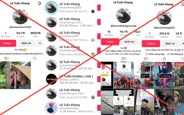TikToker triệu view L&ecirc; Tuấn Khang mất ăn mất ngủ v&igrave; h&agrave;ng loạt t&agrave;i khoản lừa đảo- Ảnh 2.