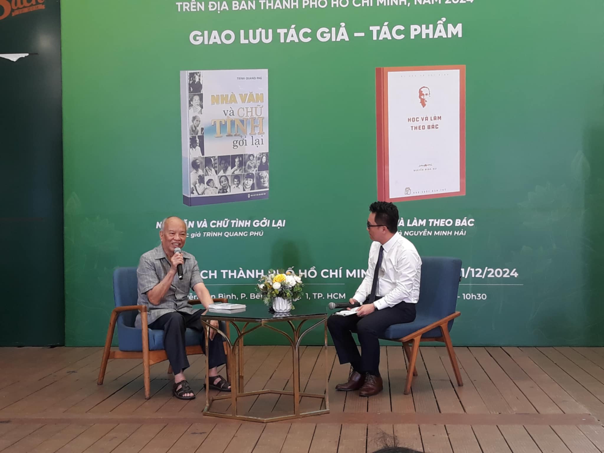 Giao lưu c&ugrave;ng t&aacute;c giả "Nh&agrave; văn v&agrave; chữ t&igrave;nh gởi lại"- Ảnh 3.