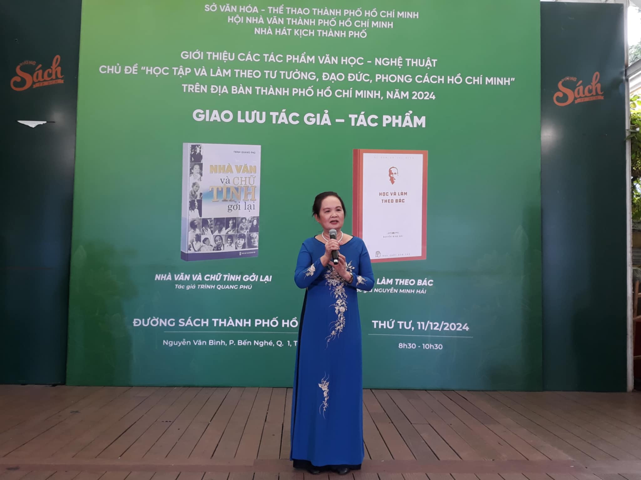 Giao lưu c&ugrave;ng t&aacute;c giả "Nh&agrave; văn v&agrave; chữ t&igrave;nh gởi lại"- Ảnh 1.
