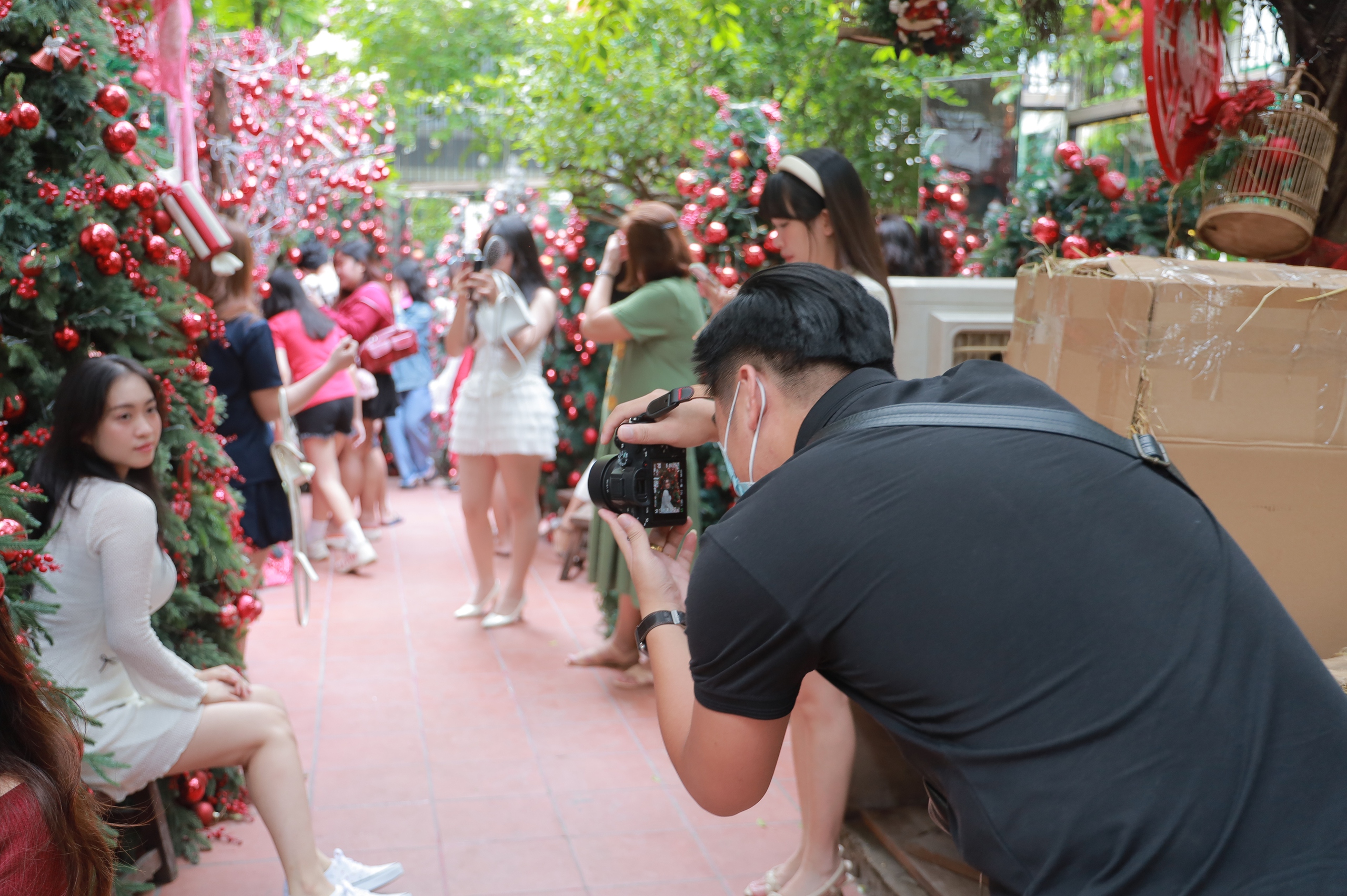 Chủ qu&aacute;n c&agrave; ph&ecirc; "hốt bạc" nhờ theo trend chụp h&igrave;nh m&ugrave;a Noel- Ảnh 3.