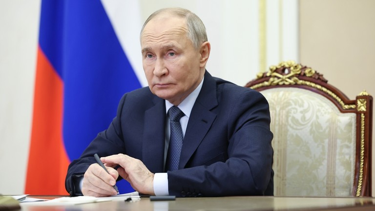 Russian President Vladimir Putin. © Sputnik / Alexander Kazakov