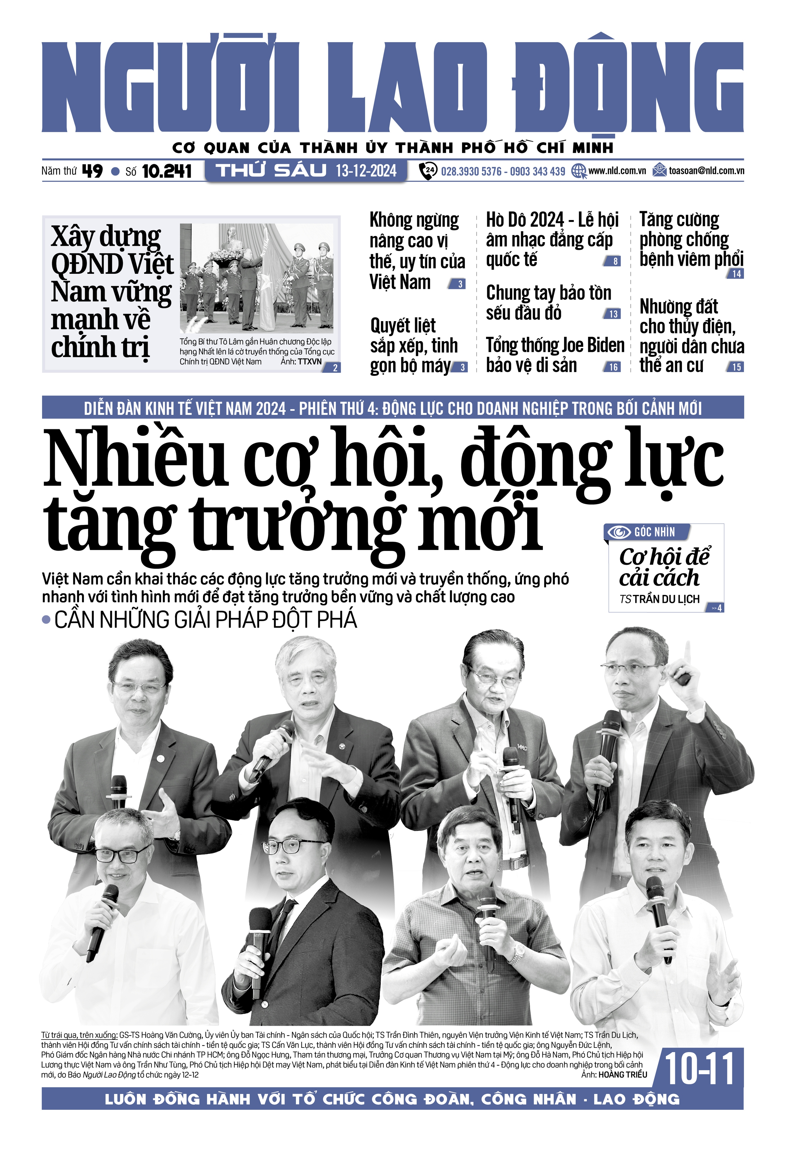 B&aacute;o in Người Lao Động 13-12: Tăng cường ph&ograve;ng chống bệnh vi&ecirc;m phổi- Ảnh 1.