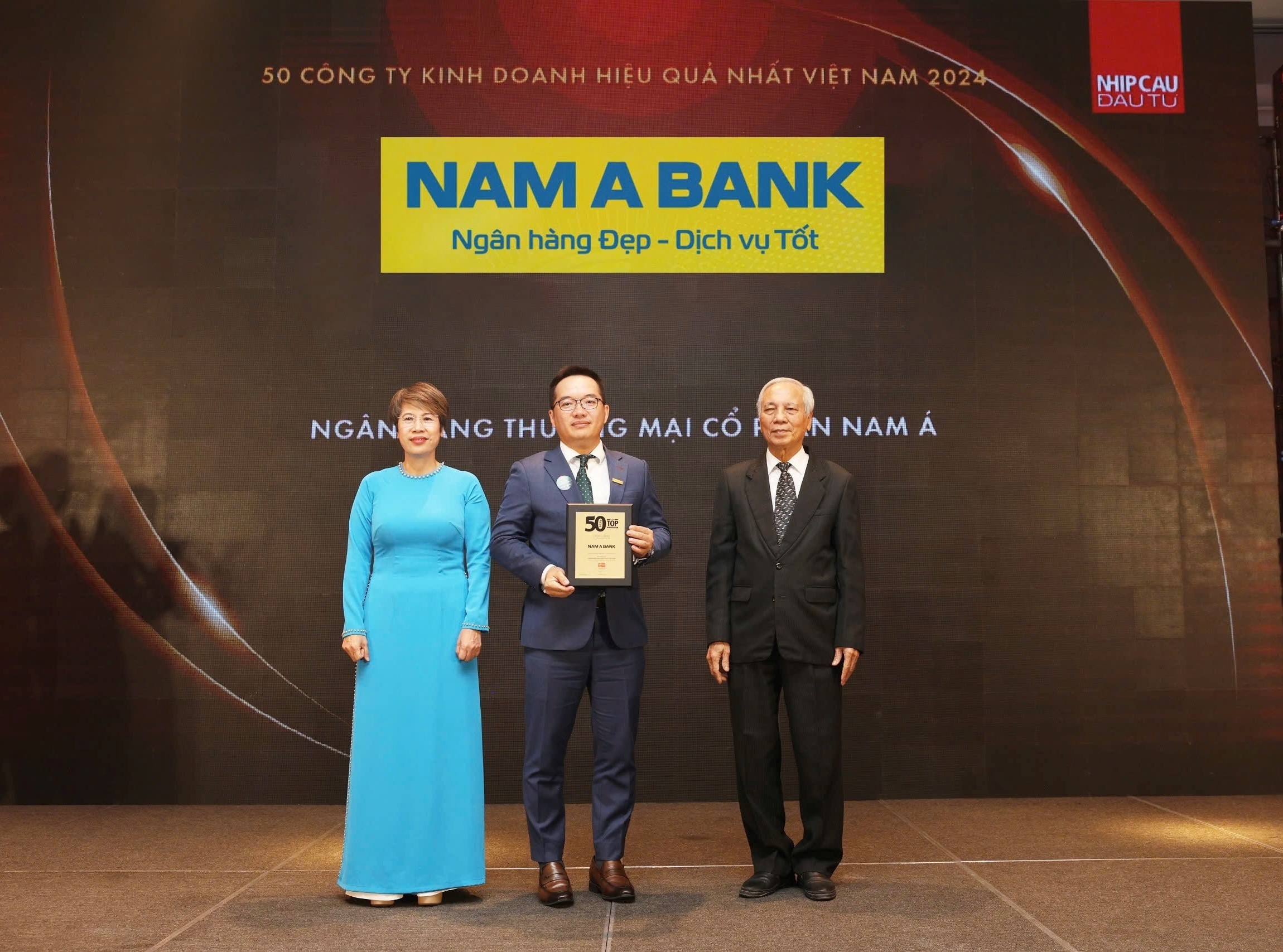 Nam A Bank &ndash; Top 50 C&ocirc;ng ty kinh doanh hiệu quả nhất Việt Nam năm 2024- Ảnh 1.