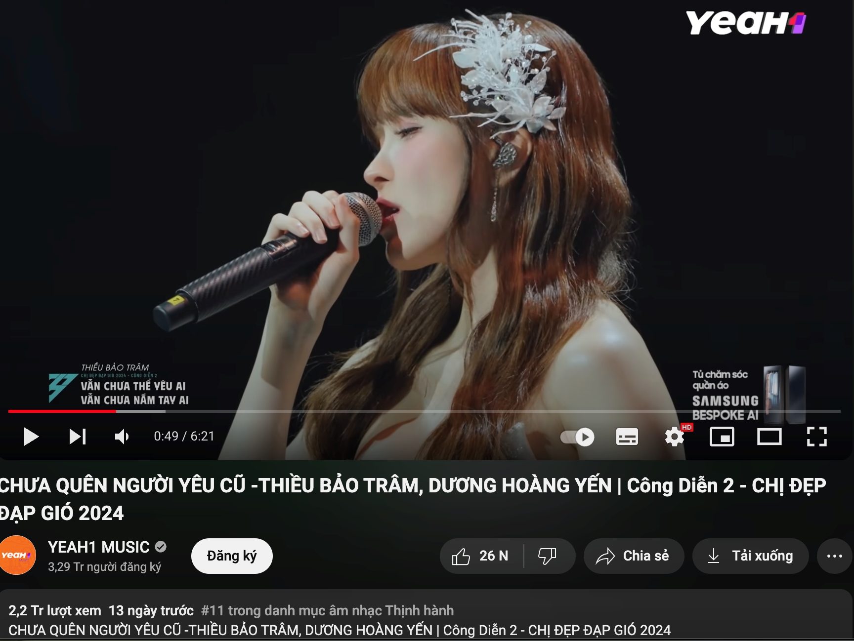 Tiết mục Chưa qu&ecirc;n người y&ecirc;u cũ