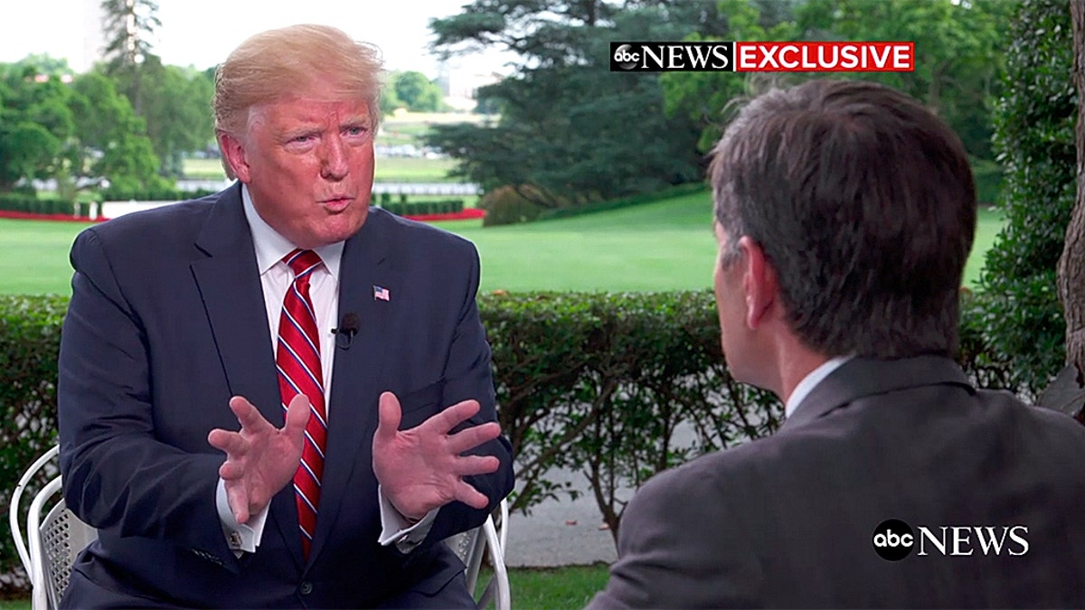George Stephanopoulos&rsquo; heavily promoted Sunday night interview with President Trump attracted 3.91 million viewers.