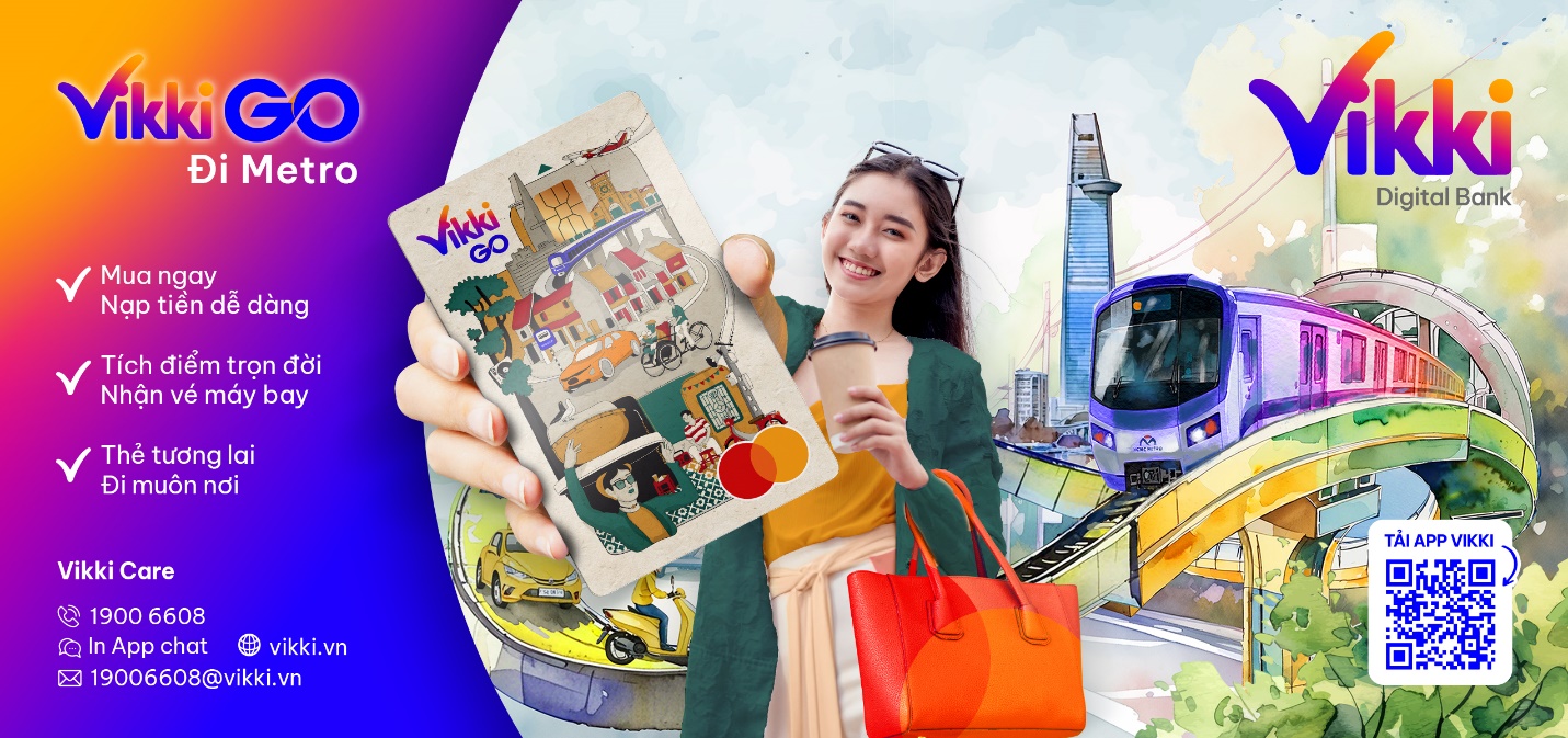 TP HCM vận h&agrave;nh ch&iacute;nh thức tuyến metro số 1, người d&acirc;n nhận thẻ đi metro VikkiGO miễn ph&iacute;- Ảnh 1.