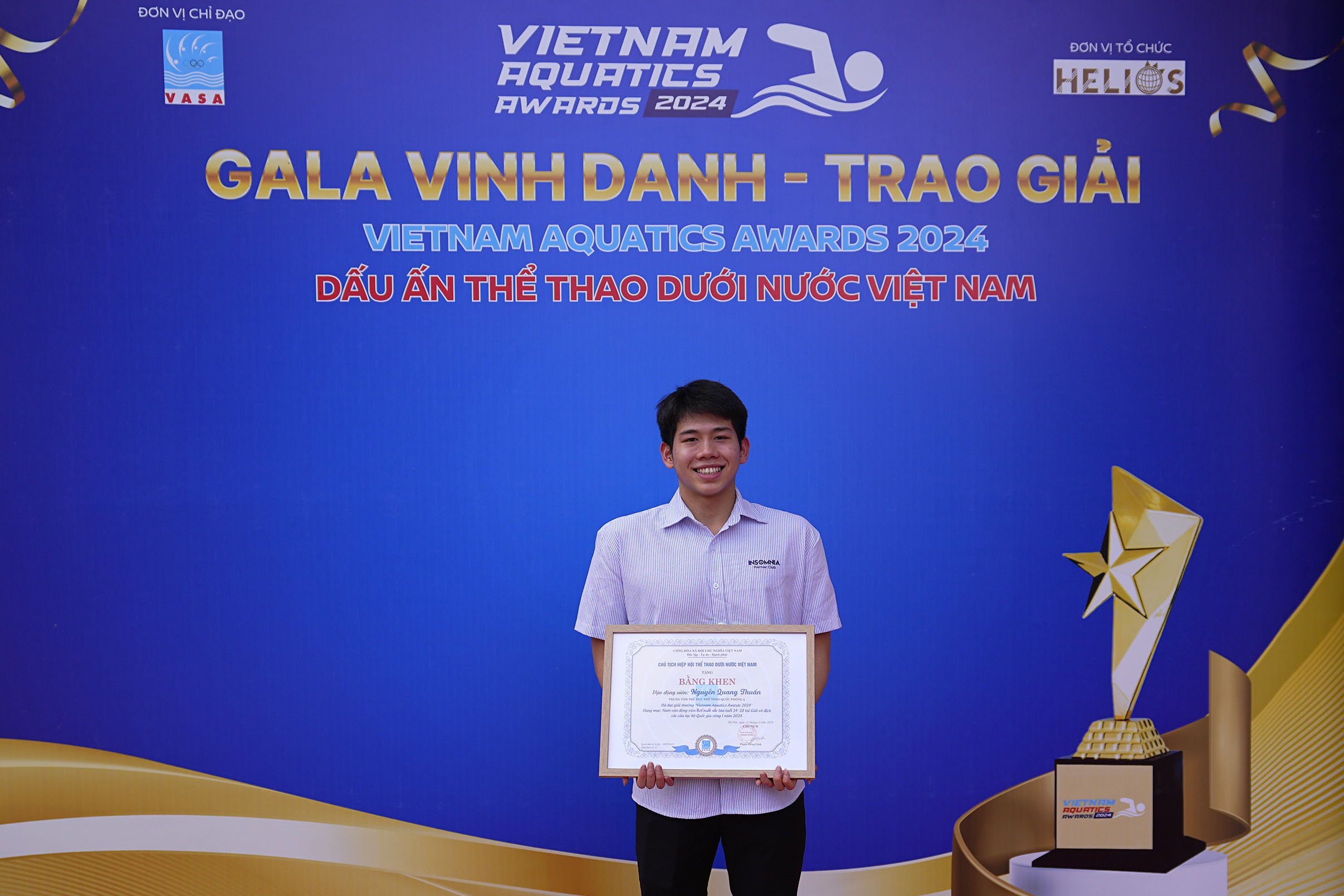 Kình ngư Nguyễn Huy Hoàng, Mỹ Tiên là VĐV bơi xuất sắc nhất năm 2024- Ảnh 3.