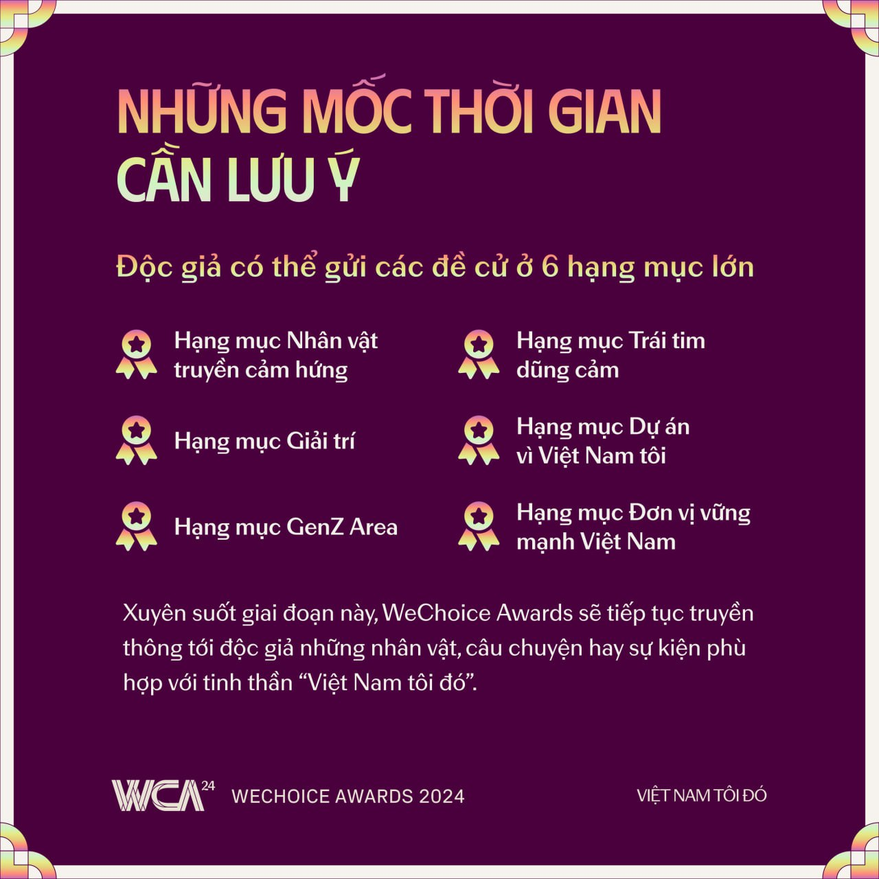 WeChoice Awards 2024 quay trở lại với chủ đề: Việt Nam t&ocirc;i đ&oacute;- Ảnh 6.