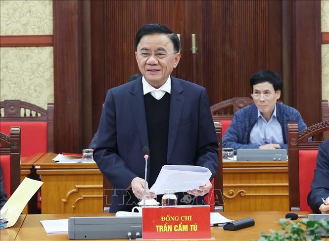 To&agrave;n bộ Ban Đảng, b&aacute;o Nh&acirc;n d&acirc;n, MTTQ Việt Nam... đ&atilde; ho&agrave;n thiện đề &aacute;n tinh gọn bộ m&aacute;y- Ảnh 2.