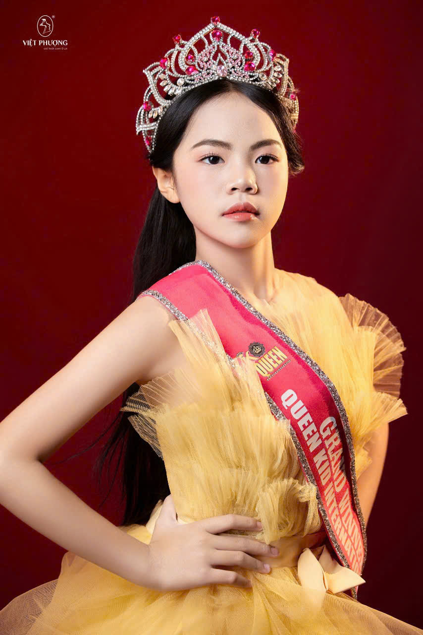 Nguyễn Phương Tr&agrave; đoạt vương miện Queen Kid international 2024- Ảnh 2.