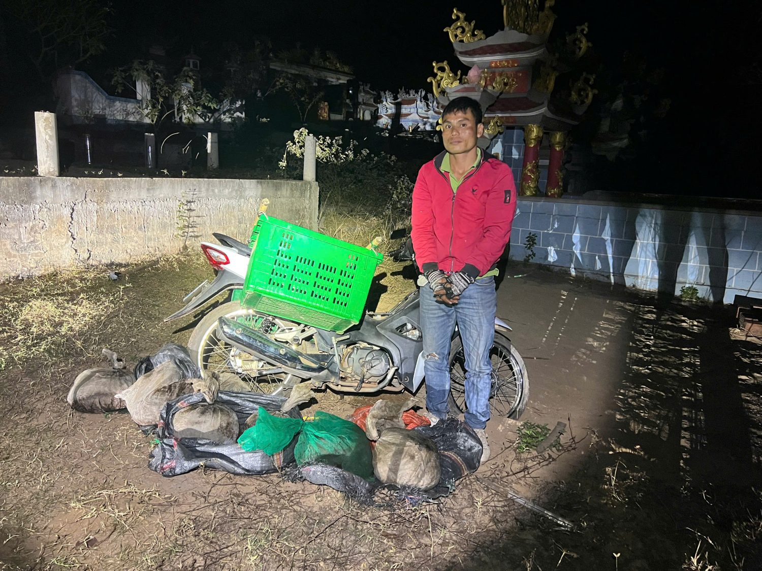 Tạm giữ thanh niên vận chuyển trái phép động vật rừng quý hiếm- Ảnh 1.