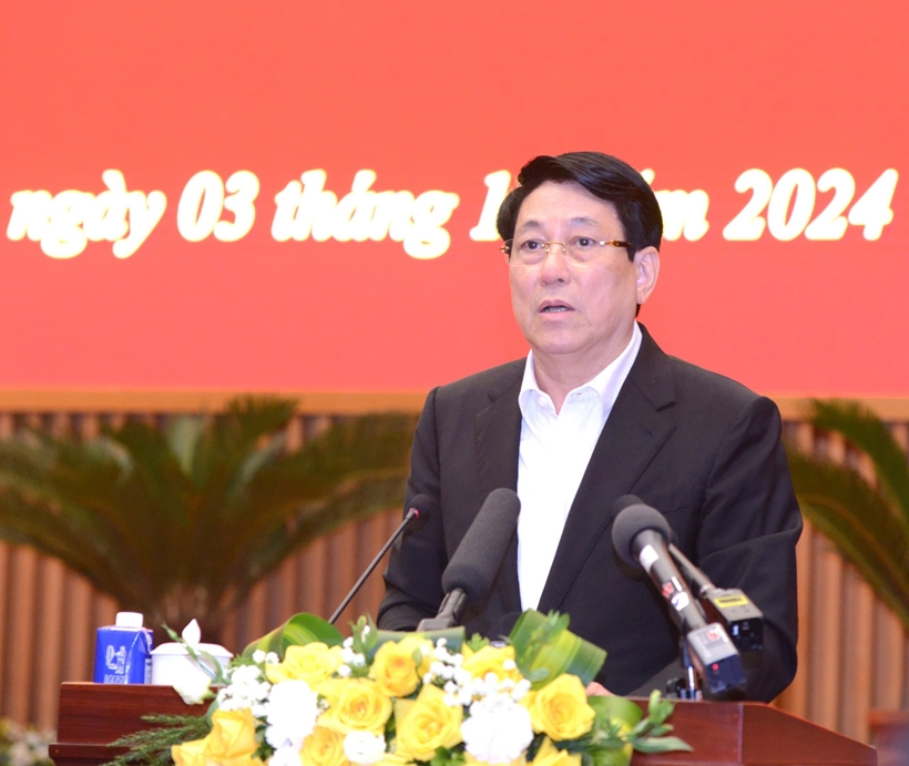 Chủ tịch nước Lương Cường: Tinh gọn bộ m&aacute;y l&agrave; nhiệm vụ hết sức quan trọng- Ảnh 1.