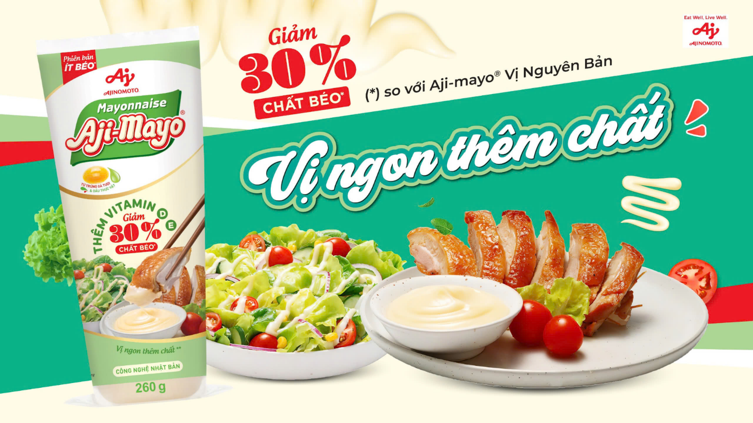 &lsquo;Giải m&atilde;&rsquo; Xốt Mayonnaise Aji-mayo&reg; phi&ecirc;n bản &iacute;t b&eacute;o- Ảnh 1.