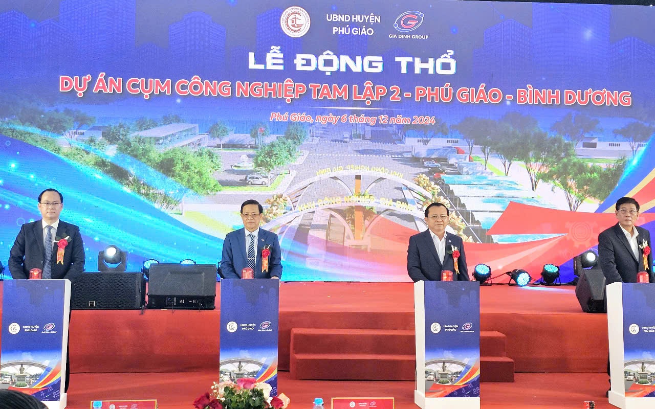 Khởi công cụm công nghiệp có vốn đầu tư 1.000 tỉ đồng tại Bình Dương