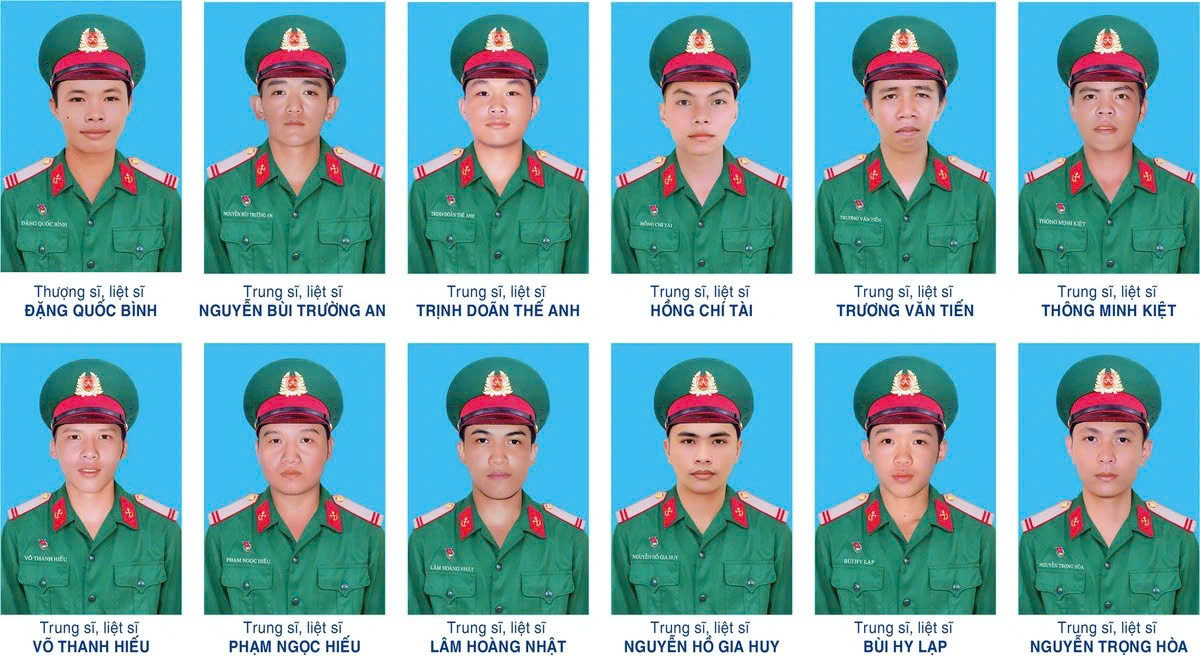 Chủ tịch nước truy tặng Hu&acirc;n chương Bảo vệ Tổ quốc hạng Ba cho 12 liệt sĩ - Ảnh 2.