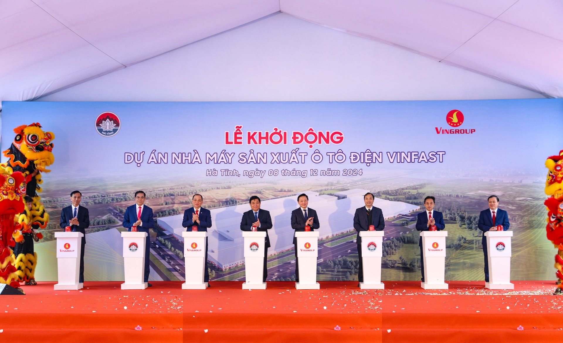 Khởi động dự án nhà máy sản xuất ô tô điện VinFast tại Hà Tĩnh- Ảnh 3.