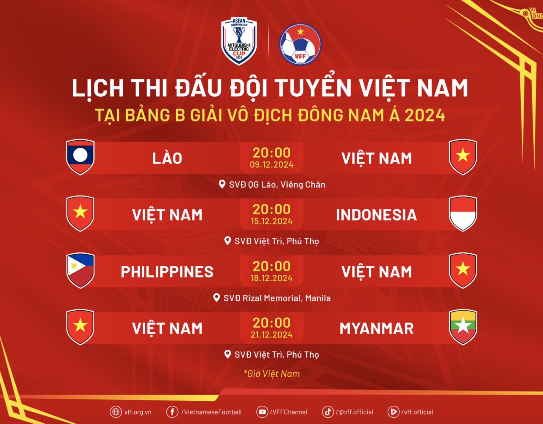 Đài Truyền hình Việt Nam tường thuật trực tiếp toàn bộ ASEAN Cup 2024- Ảnh 3.