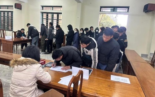 Hà Tĩnh: Hơn 3.500 người đăng ký dự thi sang Hàn Quốc lao động