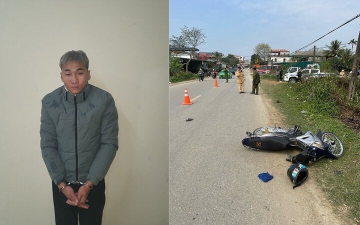 Khởi tố nam thanh niên tông xe gãy chân đại úy công an