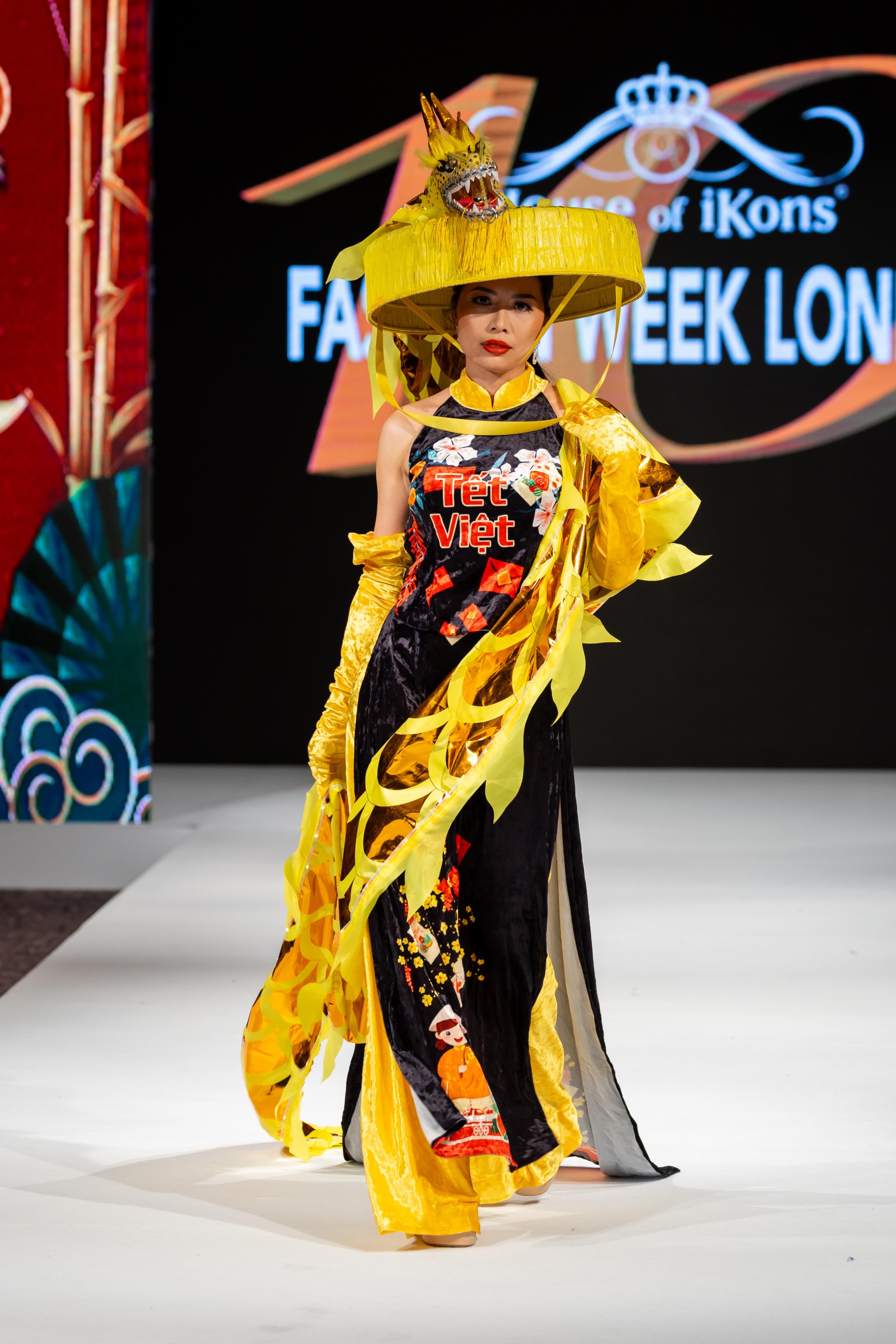 Anna Ho&agrave;ng mang Tết Việt đến Tuần lễ thời trang London- Ảnh 7.
