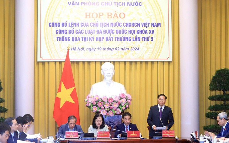 Công bố lệnh của Chủ tịch nước về Luật Đất đai