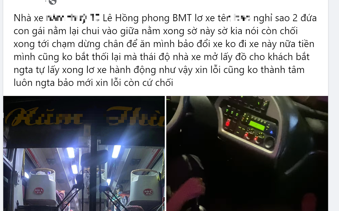 Diễn biến mới vụ cô gái "tố" tài xế xe khách sàm sỡ