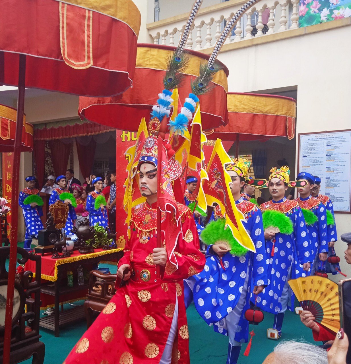Khai hội Giang X&aacute; tri &acirc;n c&ocirc;ng lao của Ho&agrave;ng đế L&yacute; Nam Đế - Ảnh 3.