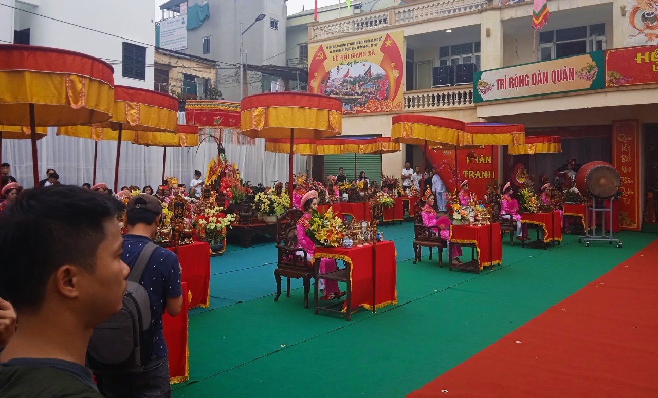 Khai hội Giang X&aacute; tri &acirc;n c&ocirc;ng lao của Ho&agrave;ng đế L&yacute; Nam Đế - Ảnh 1.