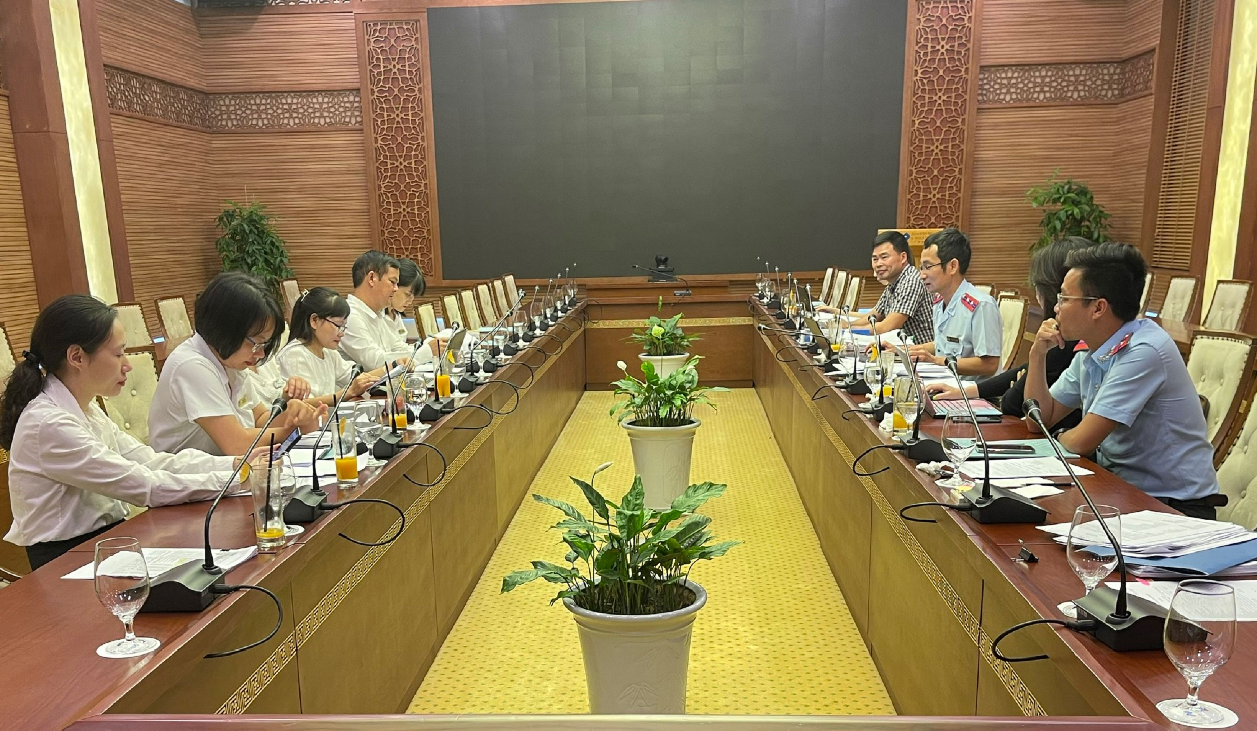 Thanh tra BHXH tỉnh Thanh H&oacute;a l&agrave;m việc với C&ocirc;ng ty TNHH FLC Golf and Resort chấn chỉnh t&igrave;nh trạng nợ đọng BHXH