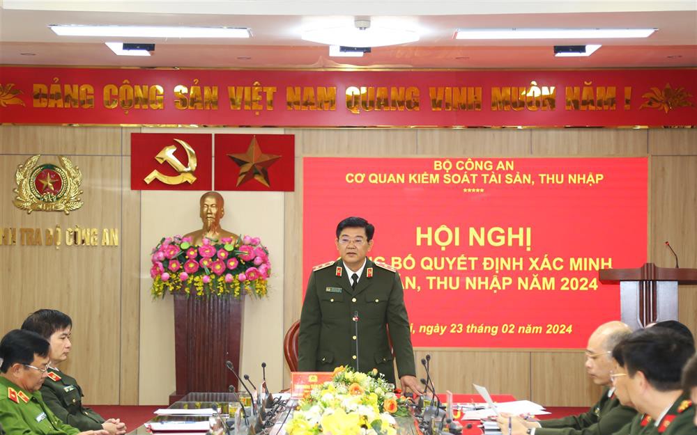 Xác minh thu nhập, tài sản của 8 trưởng phòng thuộc Bộ Công an