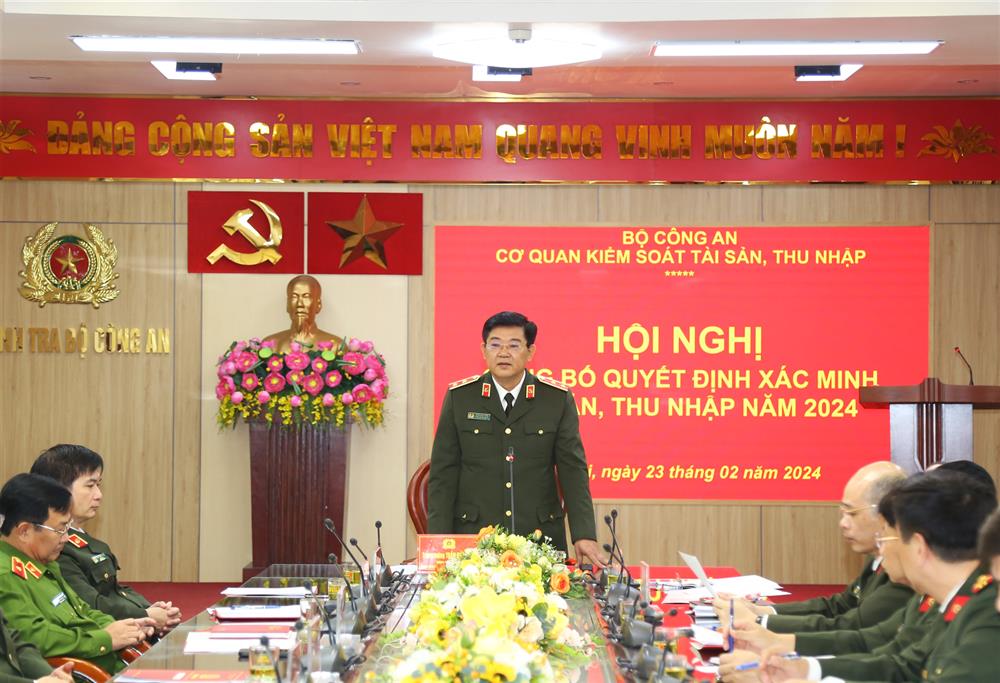 Xác minh thu nhập, tài sản của 8 trưởng phòng thuộc Bộ Công an- Ảnh 1.