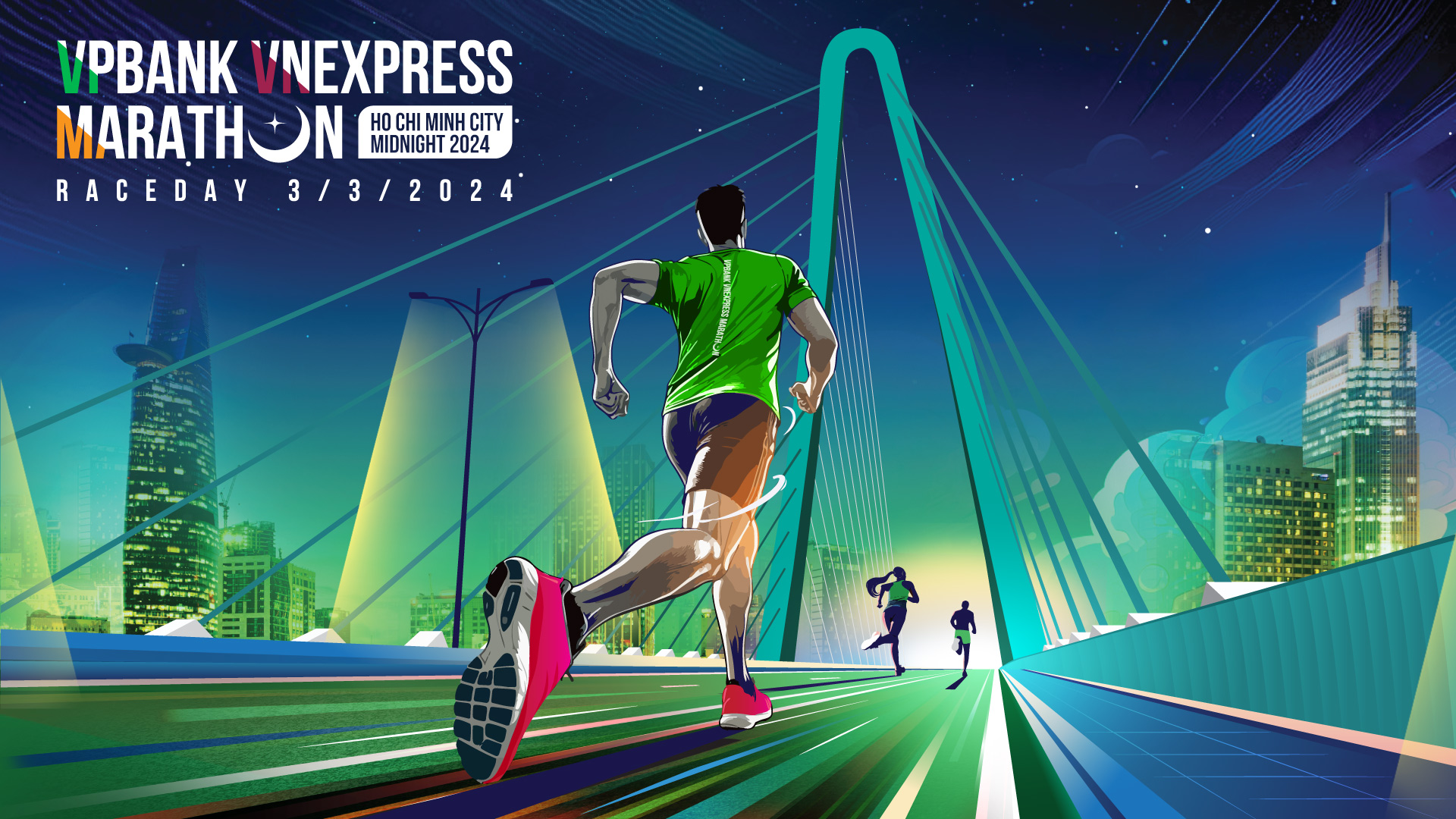 VPBank đồng h&agrave;nh c&ugrave;ng VnExpress Marathon đồng tổ chức VPBank VnExpress Marathon Ho Chi Minh City Midnight 2024