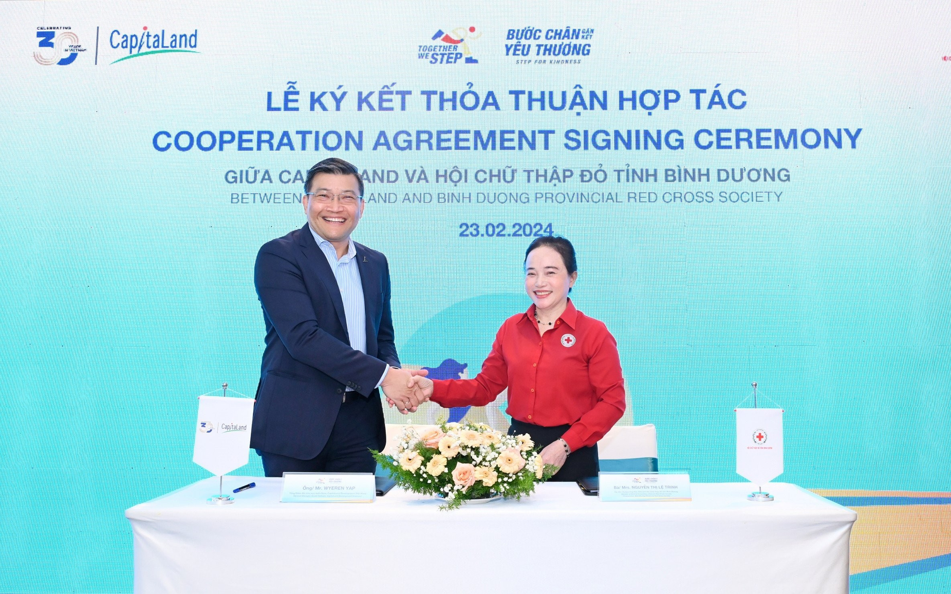CapitaLand Development cam kết đóng góp 30.000 USD cho giáo dục trẻ em Bình Dương 
