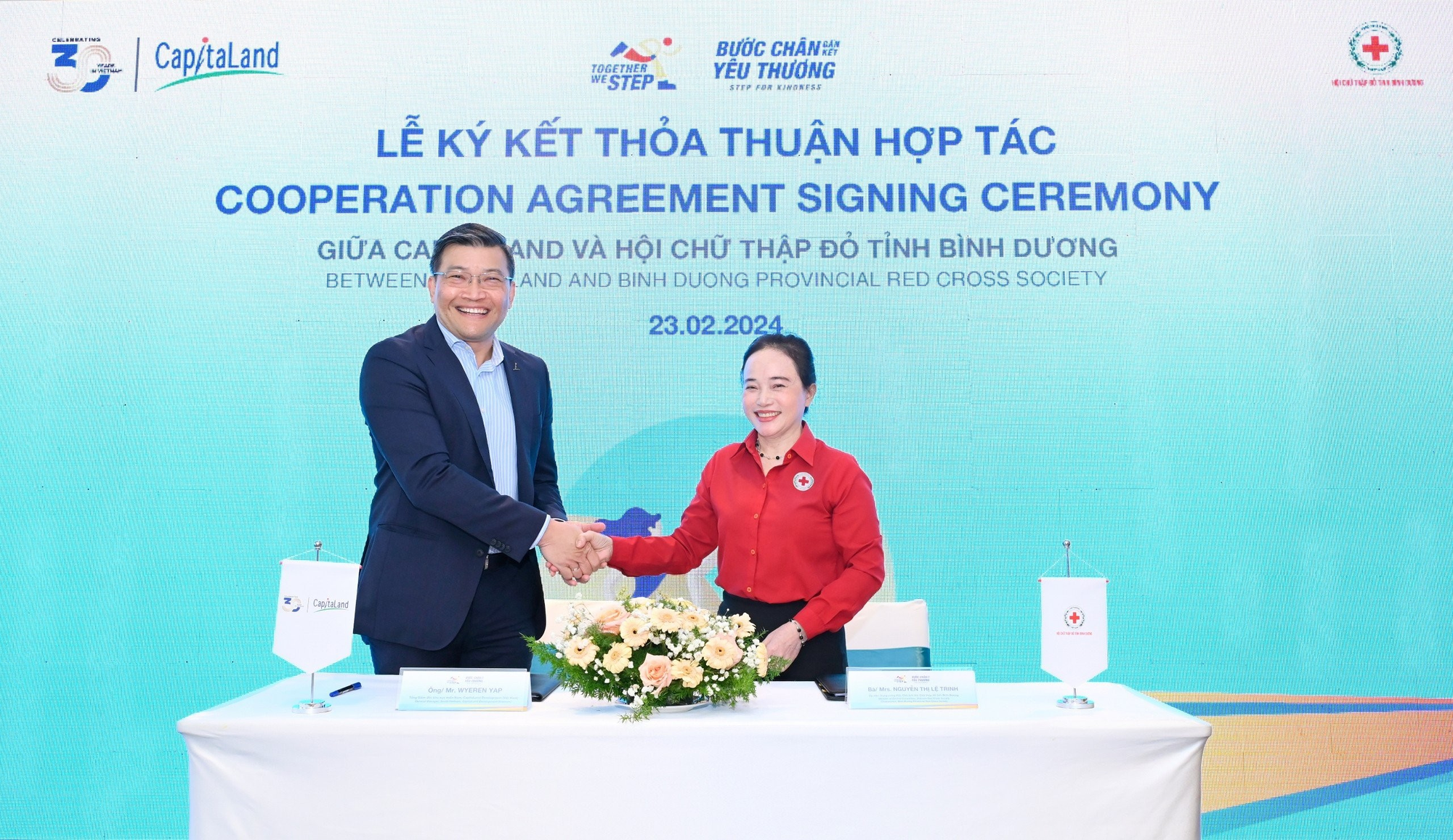 CapitaLand Development cam kết đóng góp 30.000 USD cho giáo dục trẻ em Bình Dương
- Ảnh 2. CapitaLand Development cam kết đóng góp 30.000 USD cho giáo dục trẻ em Bình Dương
- Ảnh 2.