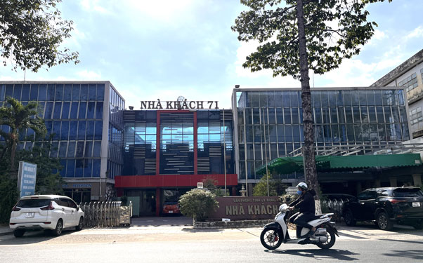 Khu đất vàng Nhà khách 71 nằm trên đường Hà Huy Giáp, TP Biên Hòa, tỉnh Đồng Nai dự kiến sẽ đấu giá vào tháng 9-2024 Ảnh: NGUYỄN TUẤN