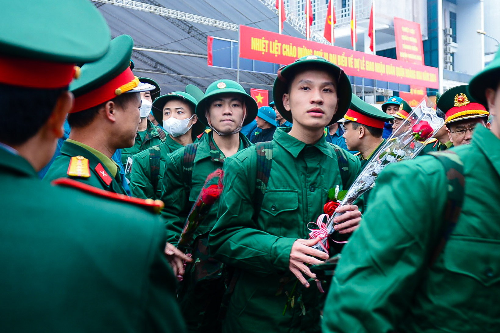 Gần 4.500 tân binh Thủ đô hào hứng lên đường nhập ngũ- Ảnh 12.