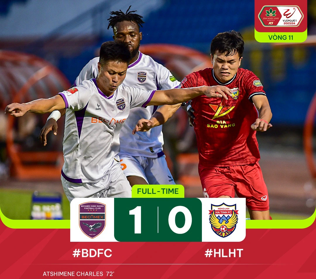V-League 2023-2024: Tân binh lập công, B.Bình Dương thắng kịch tính trên sân nhà- Ảnh 1.
