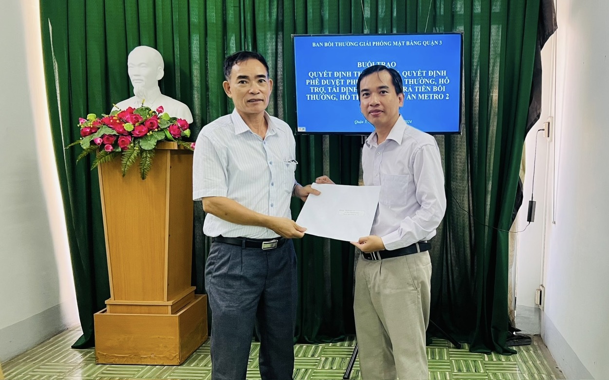 TP HCM: Quận 3 thông tin tiến độ bồi thường dự án Metro số 2